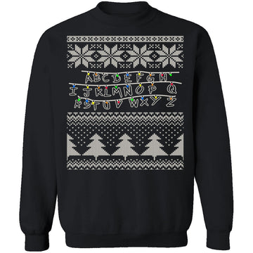 Stranger Things Ugly Christmas Sweater CustomCat