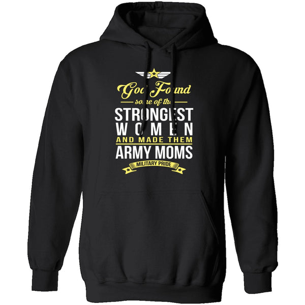 Strongest Women Are Army Moms T-Shirt CustomCat