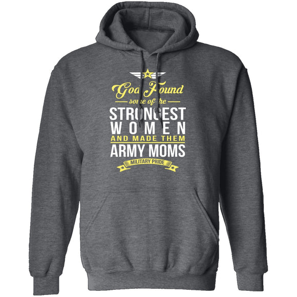 Strongest Women Are Army Moms T-Shirt CustomCat