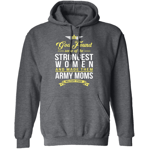 Strongest Women Are Army Moms T-Shirt CustomCat