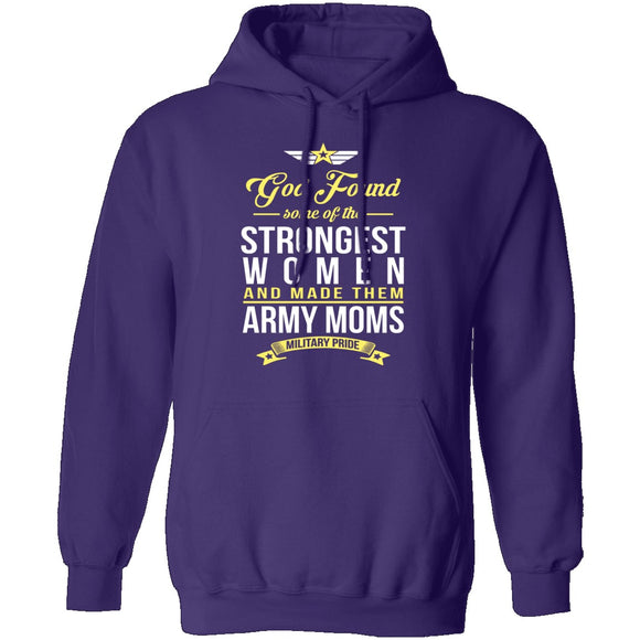 Strongest Women Are Army Moms T-Shirt CustomCat
