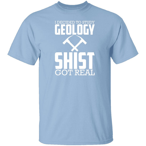 Study Geology T-Shirt CustomCat