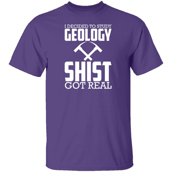 Study Geology T-Shirt CustomCat