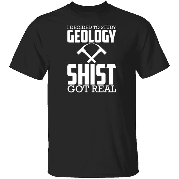 Study Geology T-Shirt CustomCat