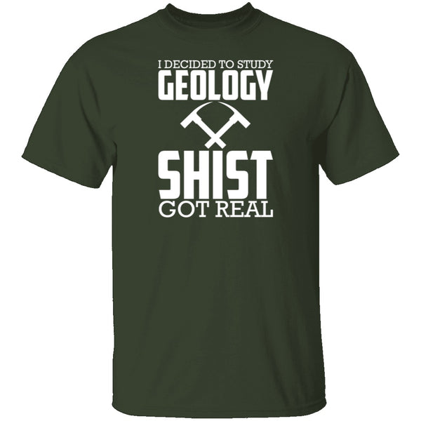 Study Geology T-Shirt CustomCat