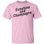 Sunshine And Champagne T-Shirt CustomCat