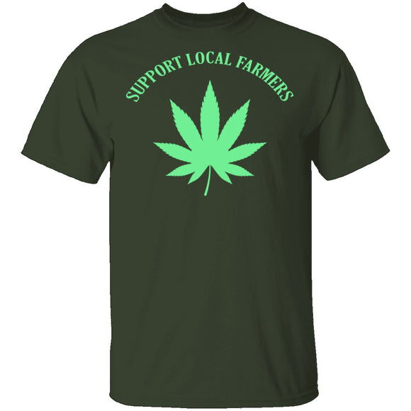 Support Your Local Farmers T-Shirt CustomCat