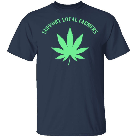 Support Your Local Farmers T-Shirt CustomCat