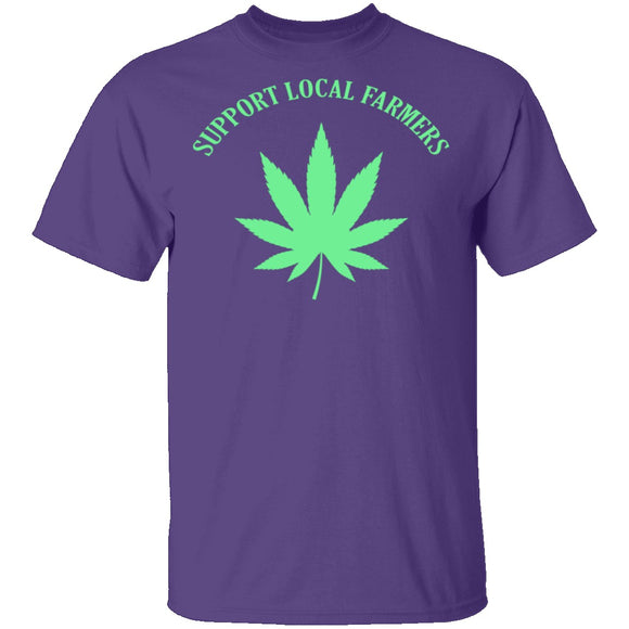 Support Your Local Farmers T-Shirt CustomCat