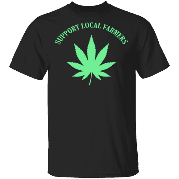 Support Your Local Farmers T-Shirt CustomCat