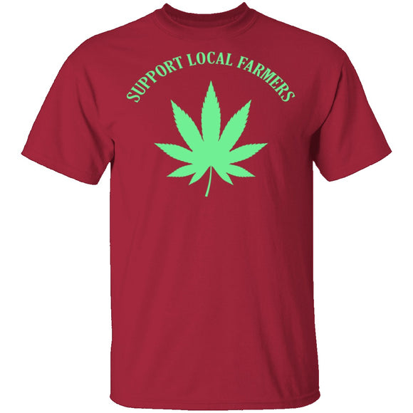 Support Your Local Farmers T-Shirt CustomCat