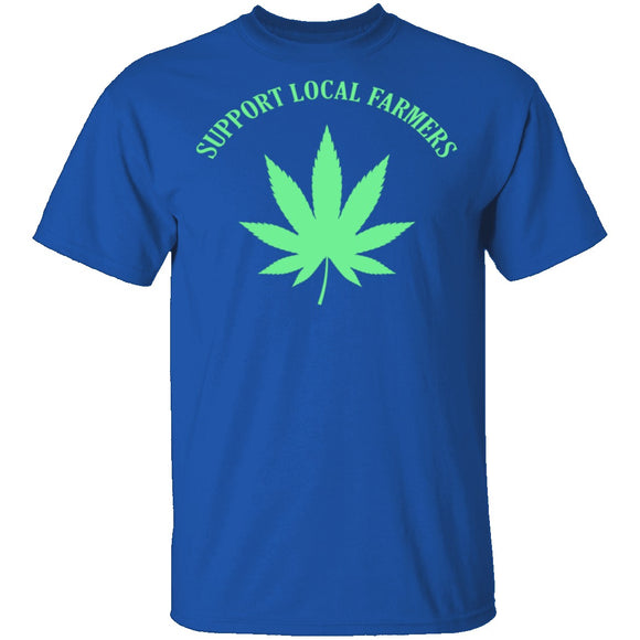 Support Your Local Farmers T-Shirt CustomCat