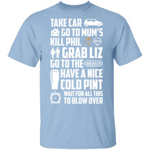 Take Car Go To Mums T-Shirt