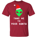 Take Me To Your Santa T-Shirt CustomCat