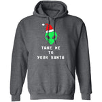 Take Me To Your Santa T-Shirt CustomCat