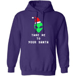 Take Me To Your Santa T-Shirt CustomCat