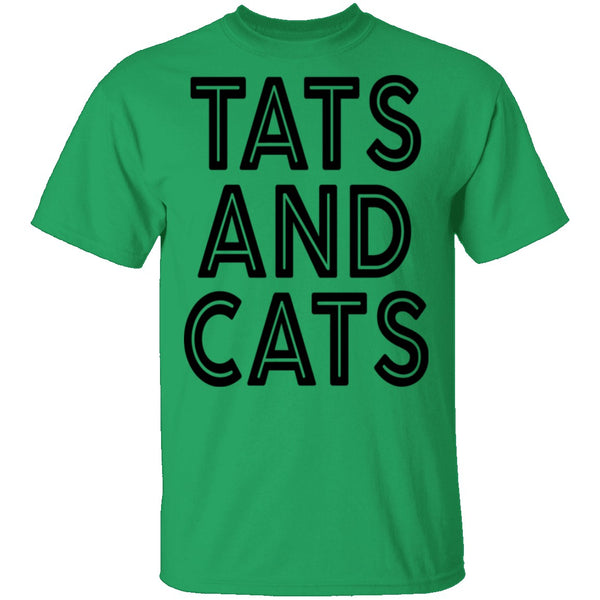 Tats And Cats T-Shirt CustomCat