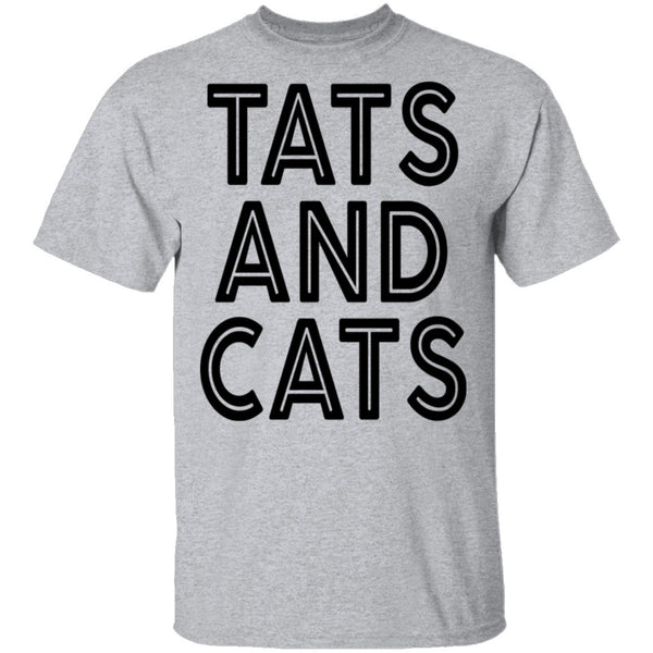 Tats And Cats T-Shirt CustomCat