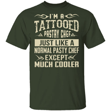 Tattooed Pastry Chef T-Shirt CustomCat