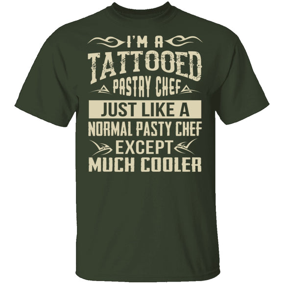 Tattooed Pastry Chef T-Shirt CustomCat