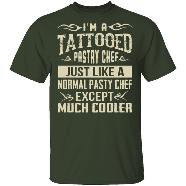 Tattooed Pastry Chef T-Shirt CustomCat