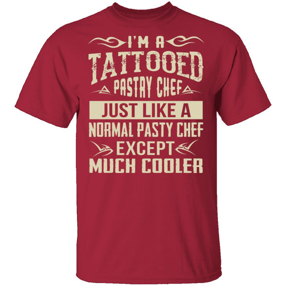 Tattooed Pastry Chef T-Shirt CustomCat