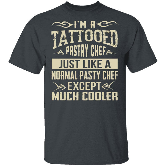 Tattooed Pastry Chef T-Shirt CustomCat
