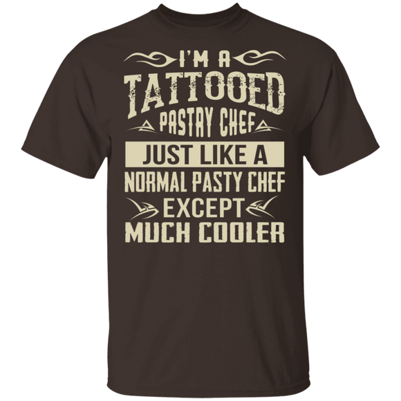 Tattooed Pastry Chef T-Shirt CustomCat