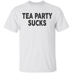 Tea Party Sucks T-Shirt CustomCat