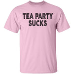 Tea Party Sucks T-Shirt CustomCat