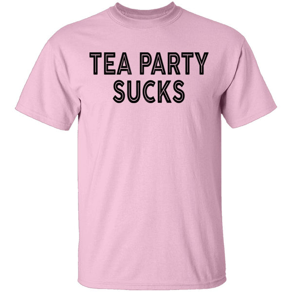 Tea Party Sucks T-Shirt CustomCat