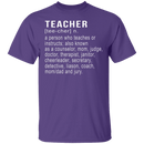 Teacher Definition T-Shirt CustomCat
