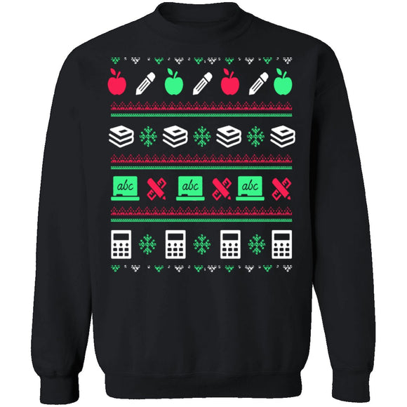 Teacher Ugly Christmas Sweater CustomCat