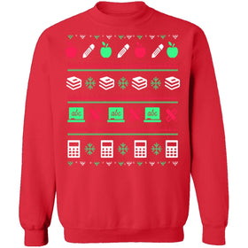 Teacher Ugly Christmas Sweater CustomCat