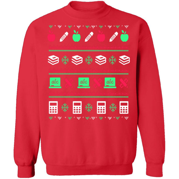 Teacher Ugly Christmas Sweater CustomCat