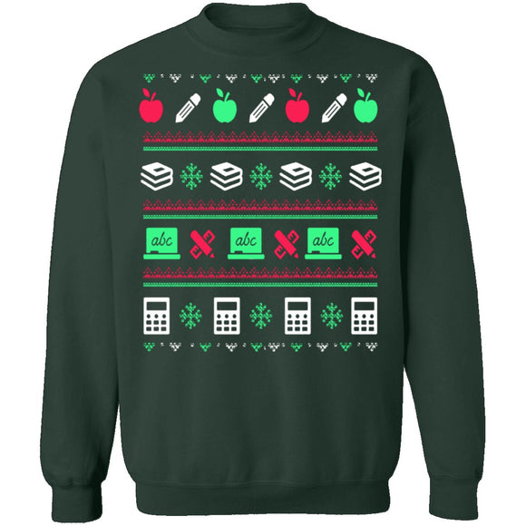 Teacher Ugly Christmas Sweater CustomCat