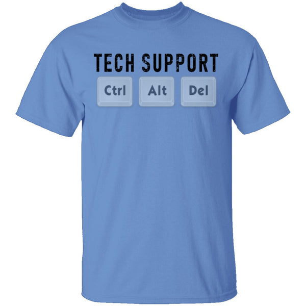 Tech Support Ctrl Alt Del T-Shirt CustomCat