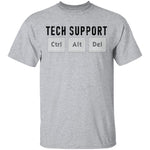Tech Support Ctrl Alt Del T-Shirt CustomCat