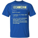 Technician Definition T-Shirt CustomCat