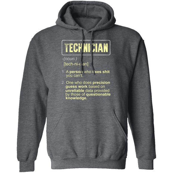 Technician Definition T-Shirt CustomCat