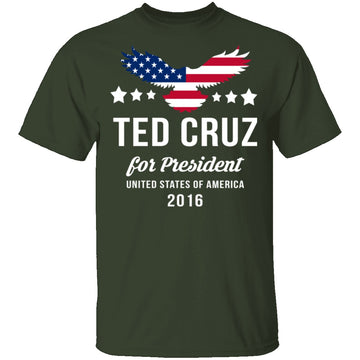 Ted Cruz 2016 T-Shirt CustomCat