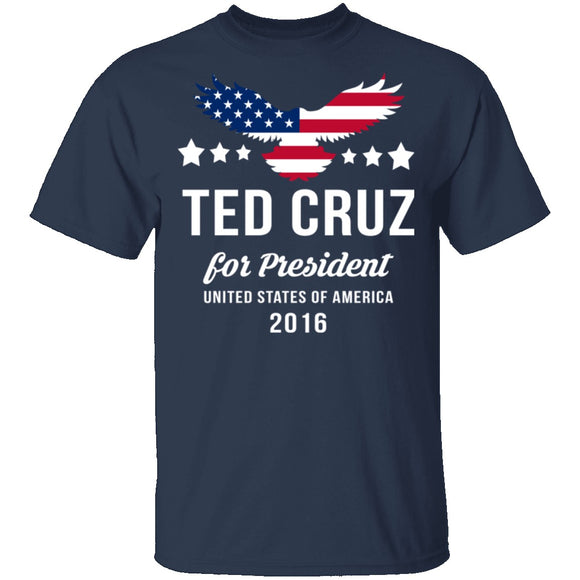 Ted Cruz 2016 T-Shirt CustomCat