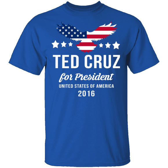 Ted Cruz 2016 T-Shirt CustomCat