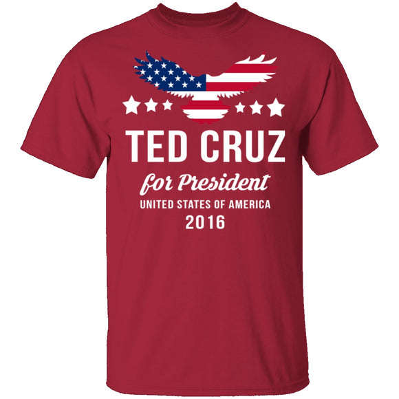 Ted Cruz 2016 T-Shirt CustomCat