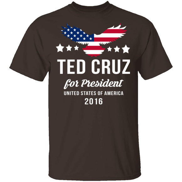 Ted Cruz 2016 T-Shirt CustomCat