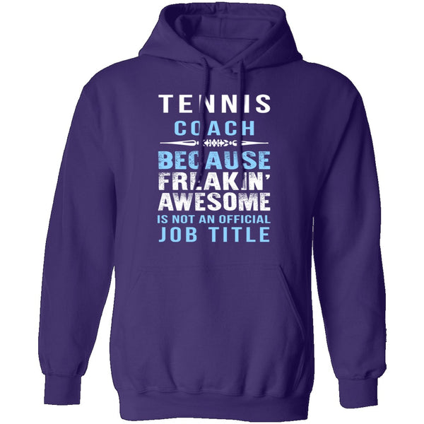 Tennis Coach T-Shirt CustomCat