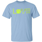 Tennis Love T-Shirt CustomCat