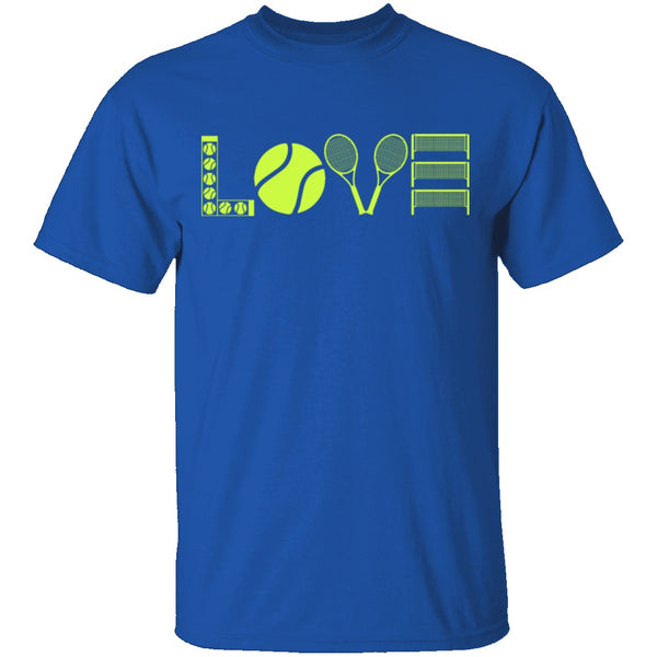 Tennis Love T-Shirt CustomCat