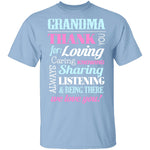 Thank you, Grandma T-Shirt CustomCat