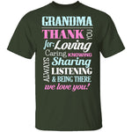 Thank you, Grandma T-Shirt CustomCat
